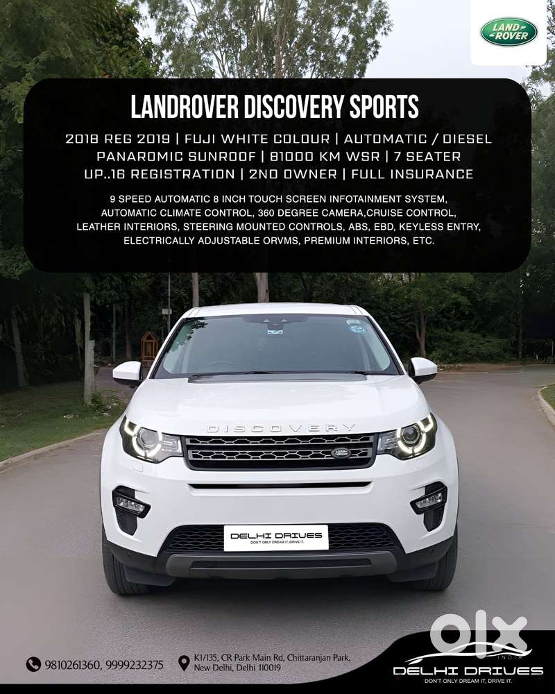 2019 SD4 HSE Luxury 7S — ₹18.5L on OLX